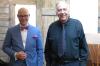 Zwei Musiker, die die Zuhörer mit Operettenklängen kurzweilig unterhalten: Tenor  Sebastian Köchig (links) und Pianist Michael Lörcher.