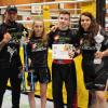 Erfolgreich bei der Deutschen Meisterschaft der Kickboxer (von links): Trainer Denny Krüger, Elisabeth Althaus, Fabian Keck, Eva Fuchs von der Extreme Arts Academy Haßfurt. Erfolgreich bei der Deutschen Meisterschaft der Kickboxer (von links): Trainer Denny Krüger, Elisabeth Althaus, Fabian Keck, Eva Fuchs von der Extreme Arts Academy Haßfurt.