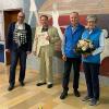 Ehrungen (von links): Bürgermeister Martin Geitz, Bernd Jauernig, Wilhelm und Inge Hegmann. Ehrungen (von links): Bürgermeister Martin Geitz, Bernd Jauernig, Wilhelm und Inge Hegmann.