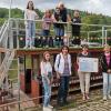 Viel Spaß hatten die beiden Ehrenamtskarteninhaber Klaus und Brundhilde Lurz mit ihren drei Enkelkindern, Sabine Wendel von der Servicestelle Ehrenamt des Landkreises Würzburg mit Julia, Mareike und Johanna Wendel.