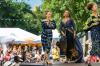 Für viele Besucher eines der Highlights des 32. Africa Festivals, das am Sonntag auf den Würzburger Mainwiesen zu Ende ging: Die Modeschauen von Madame Rama aus dem Senegal.