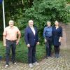 Winfried Roth, Werner Herrbach, das Ehepaar Esther und Huub Hieltjes, Jürgen Stich (von links).
