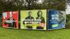 Vor der Bundestagswahl im September rühren die Parteien auch in Bad Kissingen kräftig mit Plakaten die Werbetrommel, wie hier am Nordring.