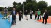 Bei der Eröffnung des Skaterparks mit dabei: Lennard Göttfert mit Stuntroller, Bürgermeister Thomas Stamm, Stephanie Namyslo vom Jugendzentrum, Ute Keil vom Bauamt und Stadträte verschiedener Fraktionen. Bei der Eröffnung des Skaterparks mit dabei: Lennard Göttfert mit Stuntroller, Bürgermeister Thomas Stamm, Stephanie Namyslo vom Jugendzentrum, Ute Keil vom Bauamt und Stadträte verschiedener Fraktionen.