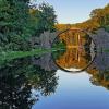 Waldemar Wiederer: Die Rakotzbrücke im Kromlauer Rhododendron Park -Sachsen. Ein Fotomotiv, das bei vielen Fotofreunden das ganze Jahr hoch im Kurs steht.