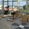 Bei diesem Ausblick könnte das Training Spaß machen: Physio Plus ist in den zweiten und dritten Stock des Karlstadter Gesundheitszentrums umgezogen. 