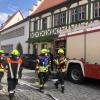 Die Feuerwehr Gerolzhofen rückte am Mittwoch aus, weil sich in der Tiefgarage in der Brunnengasse Qualm gebildet hatte.
