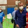 Jörg Nowitzki (links) mit Schwiegersohn Roland Mayer und Timo Boll beim TSV Bad Königshofen.