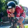 Auf der 170 Kilometer langen Radstrecke hatte Maja Betz zwischenzeitlich stark zu kämpfen. Auf der 170 Kilometer langen Radstrecke hatte Maja Betz zwischenzeitlich stark zu kämpfen.