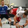 HSC-Kapitän Franziskus Gerr (im Bild) hatte im Heimspiel gegen die HSG Hanau oft einen schweren Stand.