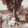 Auf der Schlossterrasse um 1910. Auf der Schlossterrasse um 1910.