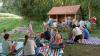 Beim Familienpicknick gab es Gegrilltes, kühle Getränke und Lagerfeuer mit Stockbrot.
