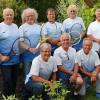 Herren 60 Bezirksklasse 2 (vorne von links):  Joachim Huller, Stanley Williams, Rüdiger Beyerlein, (hinten von links): Ulrich Walter, Werner Scheller, Martin Wiesner, Thomas Roos, Günther Seuffert.