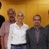 Das Foto zeigt (von links)  Vorsitzenden Felix Engert, Kassier Robert Amling, Schriftführerin Anja Hirt, die stellvertretenden Vorsitzenden Cengiz Zarbo und Andreas Chlupka.