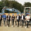 Mit einem symbolischen Spatenstich startete die Michel Tube Engineering GmbH an ihrem Standort "Industriepark A 81" in Tauberbischofsheim offiziell den Neubau eines Lager- und Logistikzentrums.
