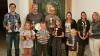 Bild hinten von links Christian Heim, Matthias Guck, Daniel May, Laura Ress, Linda Heim, Manuela Link; vorne  von links Emma Reichert, Benn Zipfel, Eva May, Noah Zipfel.