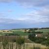 Blick vom Baugebiet Messingheilfeld in Helmstadt zur A3, wo die Windkraft Vorranggebiete Uettingens geplant sind