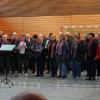 Der Frauenchor Offener Singtreff Tauberbischofsheim beim offenen Singen zum Tag der Deutschen Einheit. 
