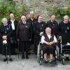 Feierten eisernes Professjubiläum in Oberzell (von links):  Sr. Venantia Maier, Sr. Beate Krug, Sr. Winifred Eckel, Sr. Animata Ort, Generalrätin Sr. Antonia Cooper, Sr. Ambrosiana Hierl, Generaloberin Sr. Katharina Ganz, Sr. Berthilde Weiß, Sr. Wiltrud Helldörfer sowie (vorne) Sr. Rosa Drescher, Sr. Salesia Reußenzahn, Sr. Hermosila Müller, Sr. Genovefa Schmitt und Bruder Josef Fischer.