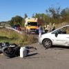 Frontal prallte ein 23-jähriger Motorradfahrer bei Pfarrweisach in die Fahrerseite eines Opel.
