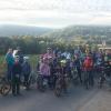 Die Teilnehmer der Familien-Pfarr-Radtour. Die Teilnehmer der Familien-Pfarr-Radtour.