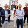 Freuen sich über den Abschluss einer erfolgreichen Zusammenarbeit (von links) Bauleiter Jörg Norberg (ESW), Liegenschaftsreferent Hubert Grauer (Caritas), ESW-Geschäftsführer Klaus Kräutner, Pflegedienstleiterin Tamina Lapp, Einrichtungsleiterin Andrea Dürr-Schmidt, CEG-Geschäftsführer Georg Sperrle, Tagespflegenleiter Mario Ludwig und Projektleiterin Nicole Grief (ESW).