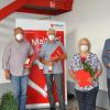 Diözesanoberin Martina Mirus (links) und Diözesangeschäftsführer Stefan Dobhan (rechts) überreichten die Ehrennadel in Gold mit Granat an (von links) Bernhard Reinhard, Günther Hoffelner und Maria Hetterich für über 50 Jahre Treue zu den Maltesern Diözesanoberin Martina Mirus (links) und Diözesangeschäftsführer Stefan Dobhan (rechts) überreichten die Ehrennadel in Gold mit Granat an (von links) Bernhard Reinhard, Günther Hoffelner und Maria Hetterich für über 50 Jahre Treue zu den Maltesern