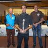 Von links: Günter Streng (2. Platz), Anton Sauter (1. Platz), Norbert Streng (3. Platz).