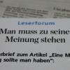 Leserforum: Was hätte Franziskus wohl gesagt?