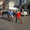 Fechter aus Tauberbischofsheim kämpften im Sommer 2008 als „Ritter“ sinnbildlich für den Neubau der FHWS. Fechter aus Tauberbischofsheim kämpften im Sommer 2008 als „Ritter“ sinnbildlich für den Neubau der FHWS.