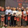 Diese Mitglieder wurden für 40-jährige Mitgliedschaft im SV Germania Erlenbach geehrt