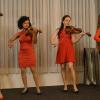 Das hochvirtuose Quartett "La Finesse" bei ihren leidenschaftlichen und viel umjubelten Konzert im Zellinger Pfarrsaal (von links) Daniela Reimertz, Esther Owusu, Anne Eberlein und Birgit Saemann.