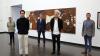 Bei der 58. Kulturkonferenz versammelten sich Kulturschaffende aus Schweinfurt, darunter (von links): Andrea Brandl (Kulturamtsleiterin), Daniel Asadi Faezi (Kunstförderpreisträger der Stadt Schweinfurt 2020, der auf der Kulturkonferenz sein neues Filmprojekt „Lagerkontinuität“ vorstellte), Oberbürgermeister Sebastian Remelé, Jan Soldin (der neue Leiter des Museum Otto Schäfer) und Thomas Herrmann (Citymanager).