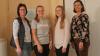 Mit einer jungen Mannschaft leitet der Tennisclub Burgsinn den Generationenwechsel im Vorstand ein: (von links) Stellvertretende Vorsitzende Gabriele Kühlwein, Jugendwartin Linda Vogel, Kassier Lena Heinz, Vorsitzende Heidi Huller.