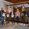 Gemeinsam unterwegs für die St.-Christophorus-Kinder (von links): Bürgermeisterin Simone Seufert, die Jubilare Arthur Arnold, Waldemar Wehner und Erwin Barth, Vereinsvorsitzende Eva Baunach, Jubilarin Bettina Köhler sowie der zweite Vereinsvorsitzende Markus Grzibek bei der Ehrung.