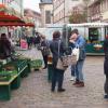 Der grüne Markt in Marktheidenfeld am Freitagmorgen wurde gut besucht.