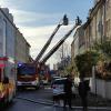 In der Ludwigstraße in Schweinfurt kam es am Dienstagnachmittag zu einem Großeinsatz der Rettungskräfte.