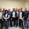 Die alte und neue Vorstandschaft des Musikvereins Krommenthal (von links): Hans-Reiner Gowor, Egon Egert, Barbara Englert, Rudolf Kissner, Annabell Münster, Benjamin Kissner, Guido Imhof, Marco Kissner, Ralf Steigerwald, Melanie Bednarz .