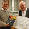 Markus Höfling (links) ist der Nachfolger von Armin Wirth im Amt des Vorsitzenden im Förderverein Sporthalle.
