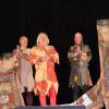 Siegfrieds Nibelungenentzündung: Sehr zum Vergnügen des Publikums würzte das Ensemble des Kikeriki Theaters (von links): Bernd Körner, Roland Hotz und Detlef Kühner sein Blechspektakel mit südhessischem „Gebabbel“.