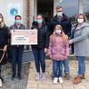 1000 Euro für das Tierheim: Im Bild von links: Lisa Horna, Tierheimleitung Christina Herrmann, Kassenwart Kristin Schlembach, Sebastian Horna, Marlene Horna und Annika Horna.