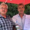 Thomas Hübner (rechts) arbeitet seit 40 Jahren beim Baugeschäft Elmar Hübner.