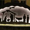 Diese Metall-Silhouette steht am Gabelmann-Brunnen. Diese Metall-Silhouette steht am Gabelmann-Brunnen.