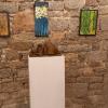 Ausstellungsansicht mit Werken von Claudia Fink, Kulturagentur Rhön-Grabfeld