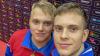 Bei der U19-WM im Doppel vereint zu Gold, beim Bundesliga-Spiel in Neu-Ulm Kontrahenten: Maksim Grebnev (links, TSV Bad Königshofen) und Vladimir Sidorenko.