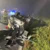 Bei einem Unfall auf der B 286 bei Unterspiesheim wurde im Oktober eine teure Limousine völlig zerstört. Bei einem Unfall auf der B 286 bei Unterspiesheim wurde im Oktober eine teure Limousine völlig zerstört.