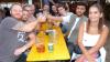 Als Ersatz für die Spessartfestwoche errichtete Festwirt Franz Widmann einen Biergarten auf der Lohrer Mainlände.