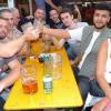 Als Ersatz für die Spessartfestwoche errichtete Festwirt Franz Widmann einen Biergarten auf der Lohrer Mainlände.