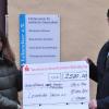 Spendenübergabe (von links): Sabine Sitter, Vorsitzende des Leinreiter-Vereins, und Klaus Bernhart, Präsident des Rotary Clubs Lohr-Marktheidenfeld.