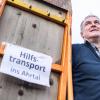 Werner Bergmann, Bauunternehmer aus dem Haßfurter Stadtteil Oberhohenried, hat Hilfslieferungen ins Ahrtal initiiert.